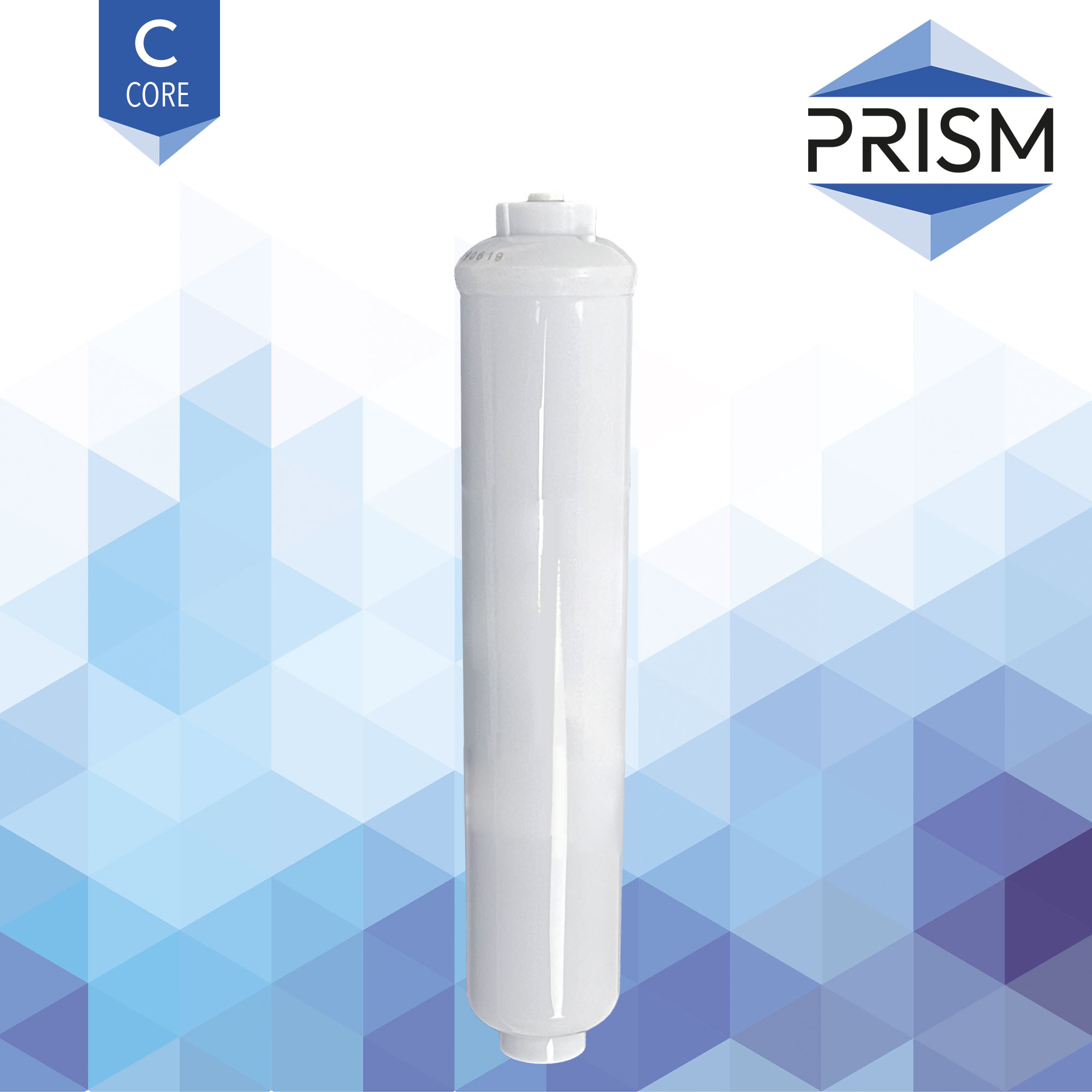 POU-EIGPC-20-10-QC-1/4-C    PRISM CORE RANGE :  Carbon Inline Granular 20 micron 10