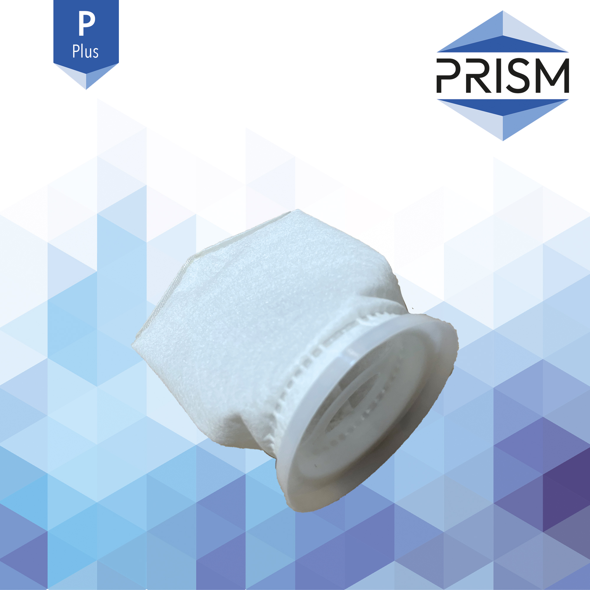 FB-PL-1-4x9-P    PRISM PLUS RANGE :  Bag Polyester 1 micron Size 3 Polypropylene Flared Neck