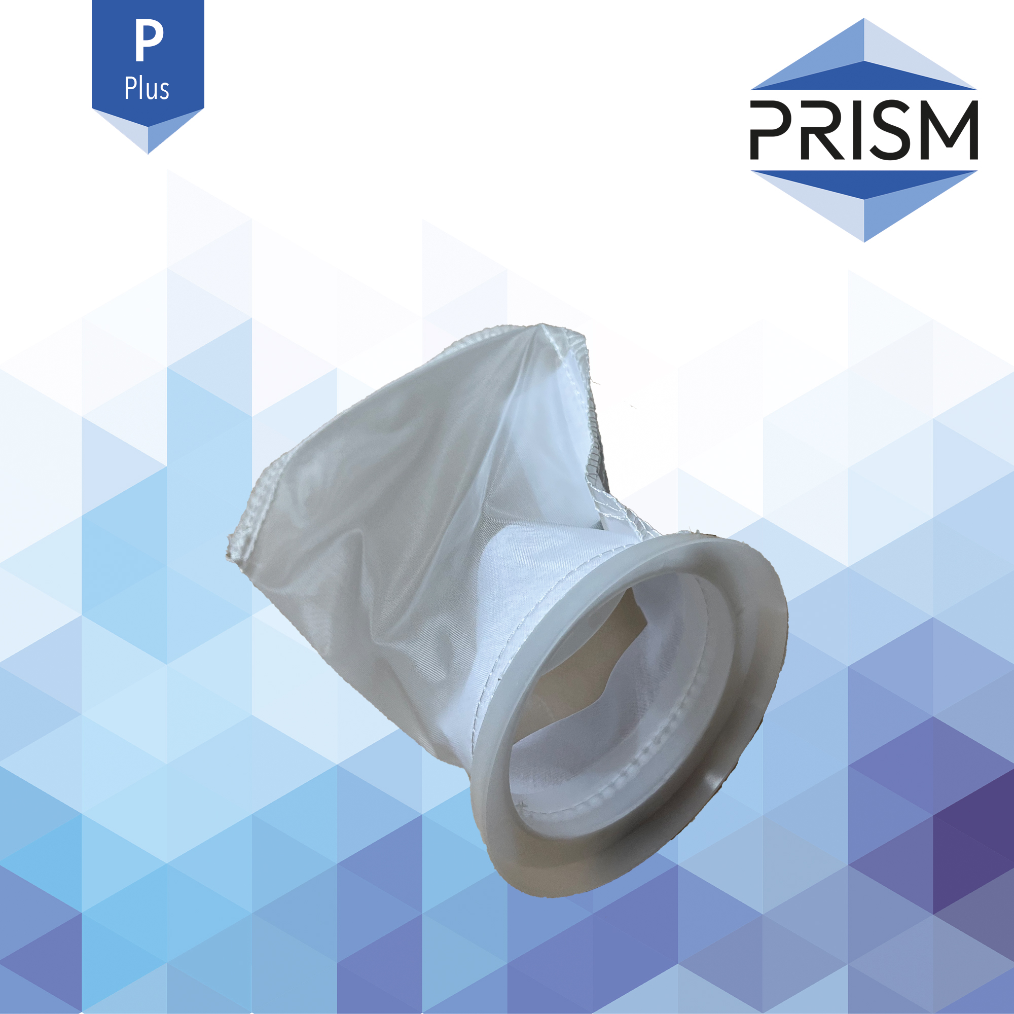FB-NY-300-4x9-P    PRISM PLUS RANGE :  Bag Nylon 300 micron Size 3 Polypropylene Flared Neck