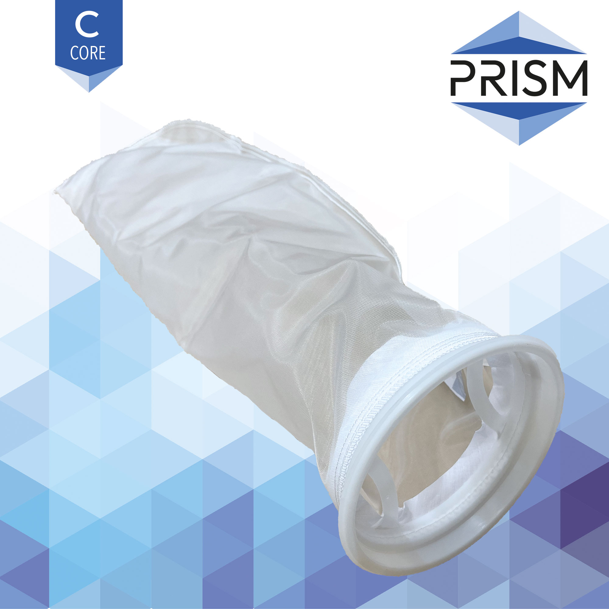 FB-NY-300-7x32-C    PRISM CORE RANGE :  Bag Nylon 300 micron Size 2 Polypropylene Flanged Neck