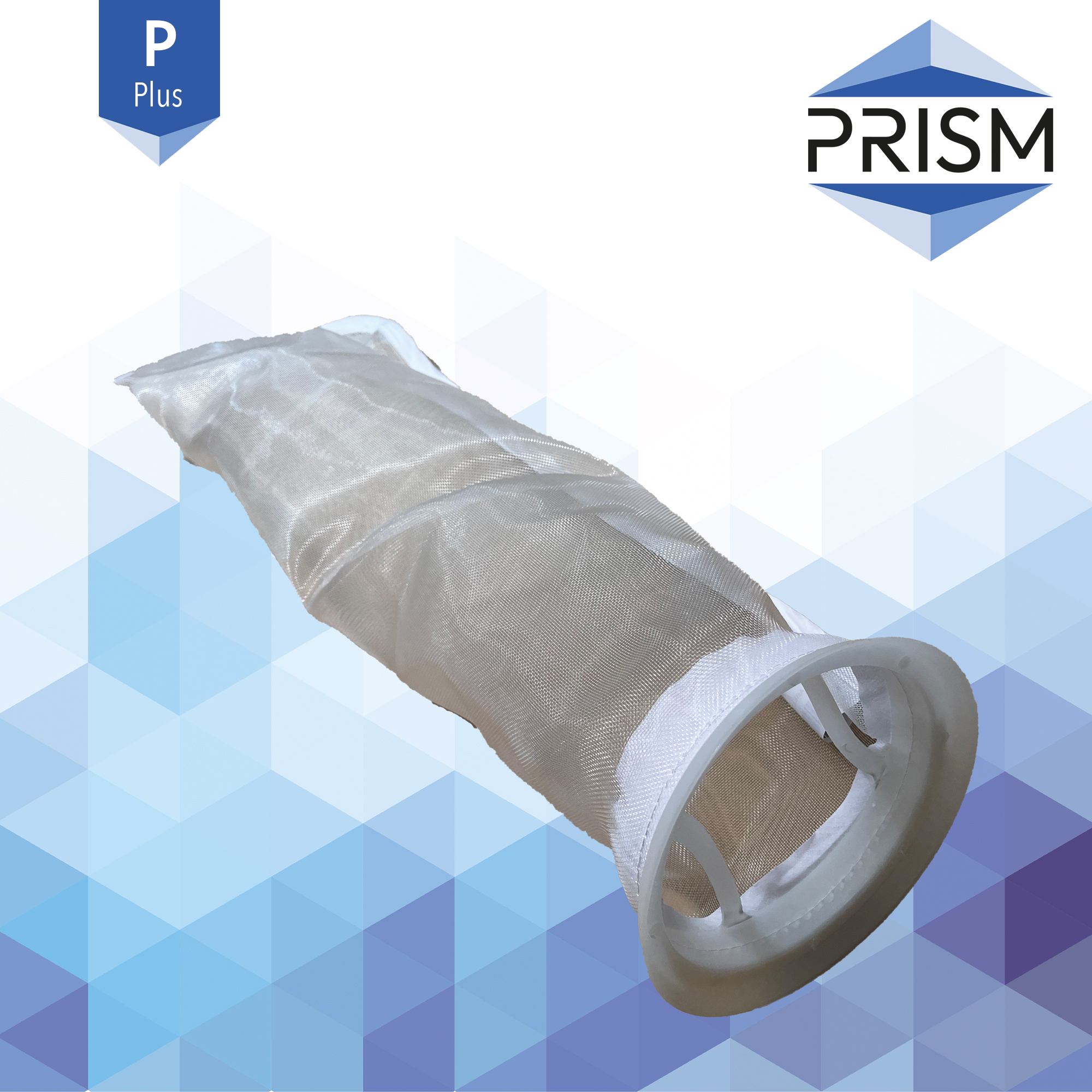 FB-NY-1000-7x32-P    PRISM PLUS RANGE :  Bag Nylon 1000 micron Size 2 Polypropylene Flared Neck