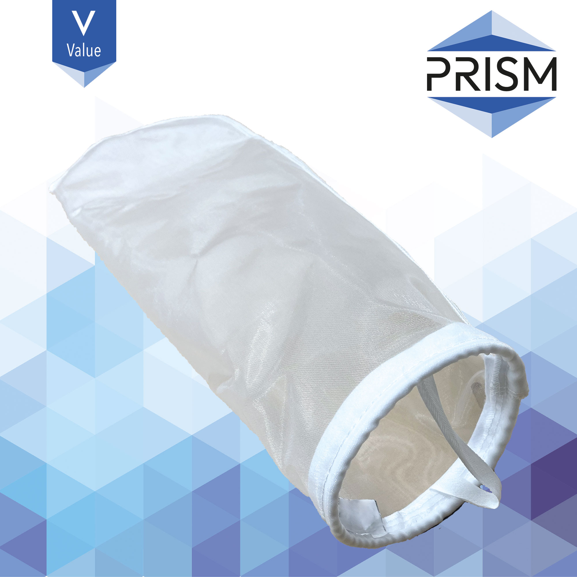 FB-NY-600-7x32-V    PRISM VALUE RANGE :  Bag Nylon 600 micron Size 2 Polypropylene Neck Ring