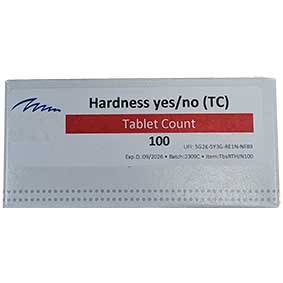 HARDNESS YES / NO TABLETS (BOX OF 100)
