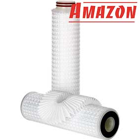 03PP001-090SP Amazon SupaPleat II Polypropylene Absolute Rated Pleated Filter 1 micron 249 mm 9 3/4