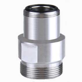 MTF-TA16-S/S : Tap Adaptor Stainless Steel 22mm BSPM x 16mm BSPM with O-rings