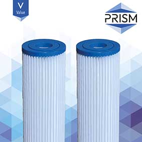 FC-SPPL-10-R20-1X-V PRISM VALUE RANGE : Polyester Pleated Filter 10 micron 20