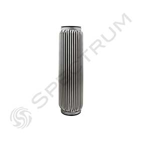SPS-250-10-V : SPECTRUM INOX Stainless Steel Filter 250 Micron 10'' DOE VITON Gaskets