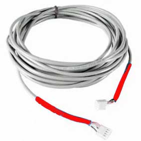 Clack V3475-12 WS2 System Connection Cord 12ft Red