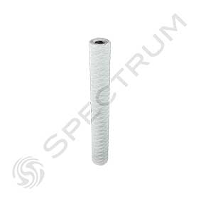 SPECTRUM SWC-1-20 Wound Cotton Filter Cartridge with Stainless Steel Core  1 micron  20
