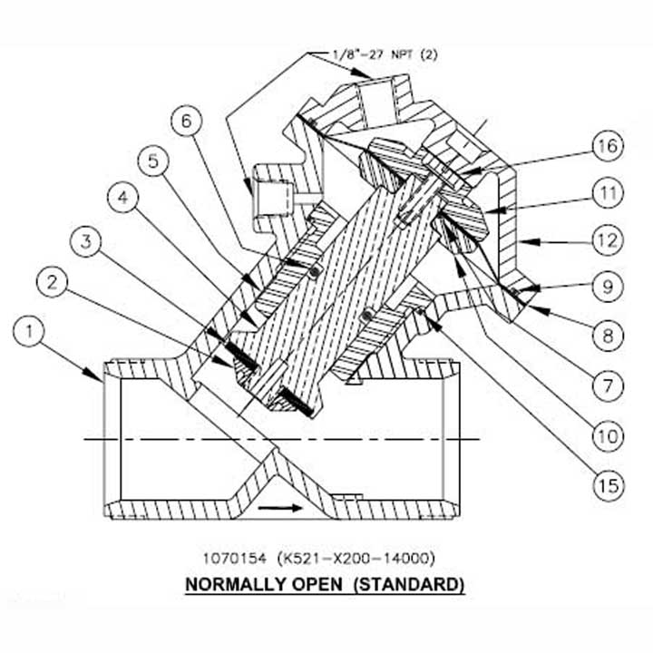 K521-RFN Internal Parts Kit (Plastic)