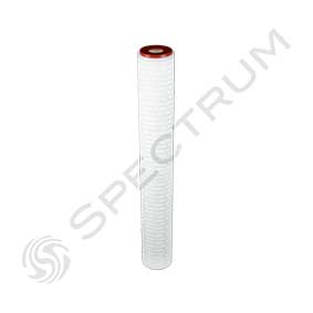 PPPTFE-0.2-20AAS : SPECTRUM Premier Pleat PTFE Filter 0.2 Micron 20'' DOE/Silicone Gaskets