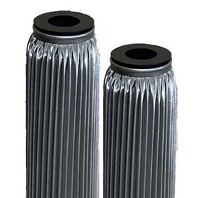 SPS-40-93/4-E : SPECTRUM INOX Stainless Steel Filter 40 Micron 9.75'' DOE EPDM Gaskets