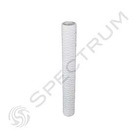 SPECTRUM SWC-1-20-P Wound Cotton Filter Cartridge with Polypropylene Core  1 micron  20