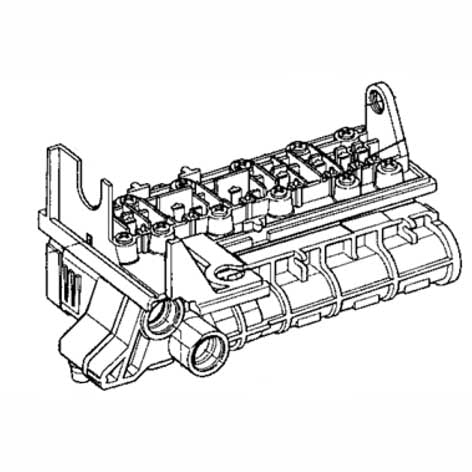 Autotrol 1000232 255/400 Valve Assembly w/o Flow Controls