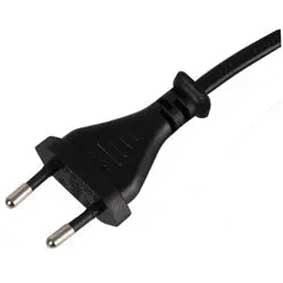 Fleck 11545 - Power Cord European Black