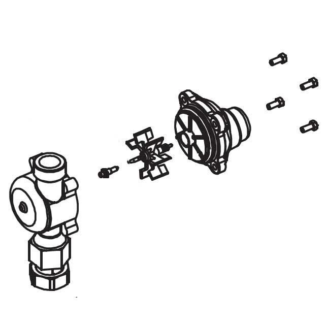 Fleck 24249 Meter Assembly 3/4In Extended (40 M3) 2750