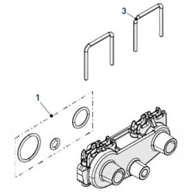 Autotrol 4000970 Manifold 3/4" BSPT