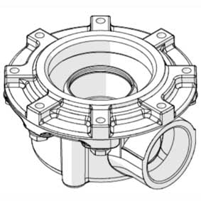 Fleck 61415-20 Rotating Side Mount Adapter Assembly 2850/2900