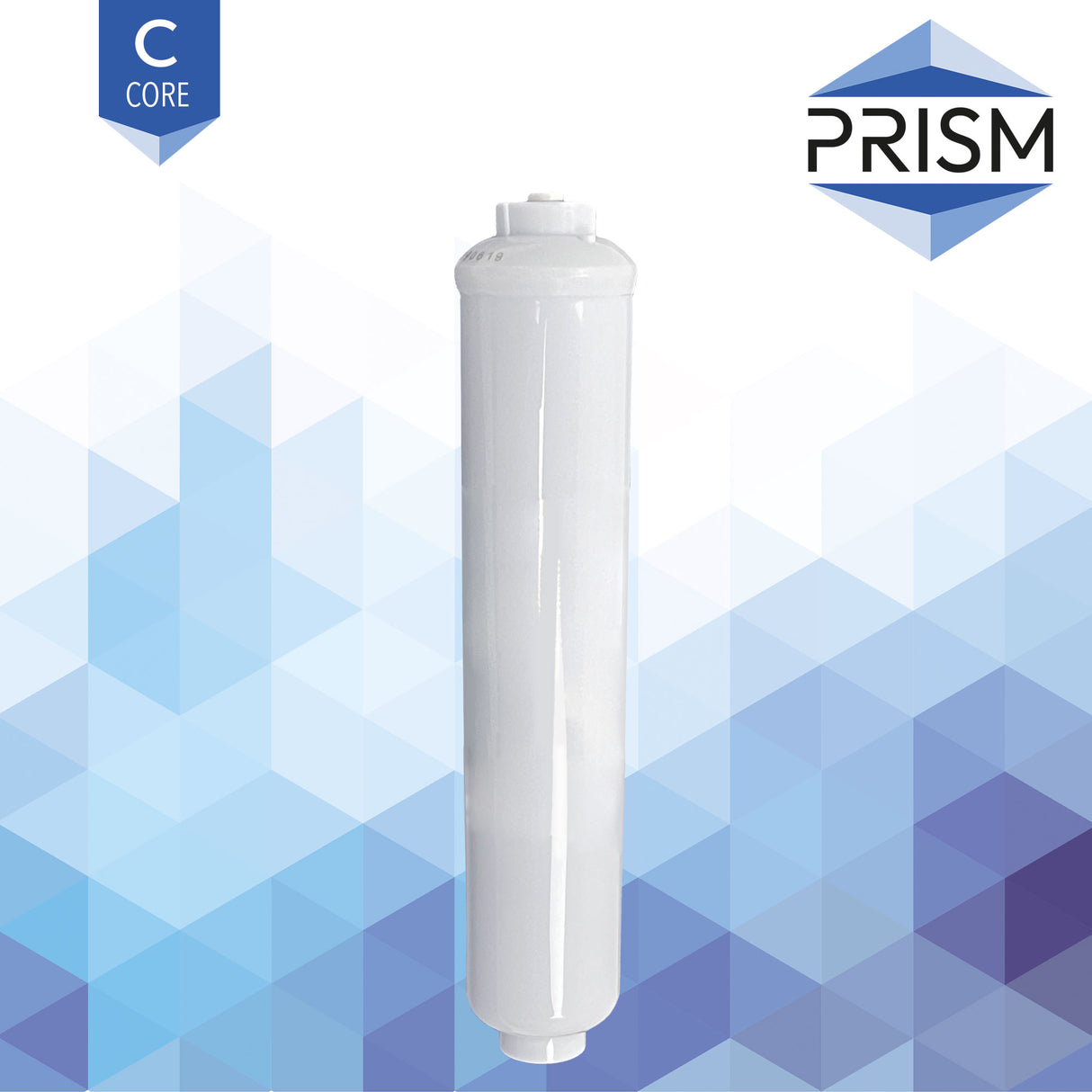 POU-EIGPC-20-10-QC-1/4-C  PRISM CORE RANGE : Carbon Inline Granular 20 micron 10" 1/4" Push Fit