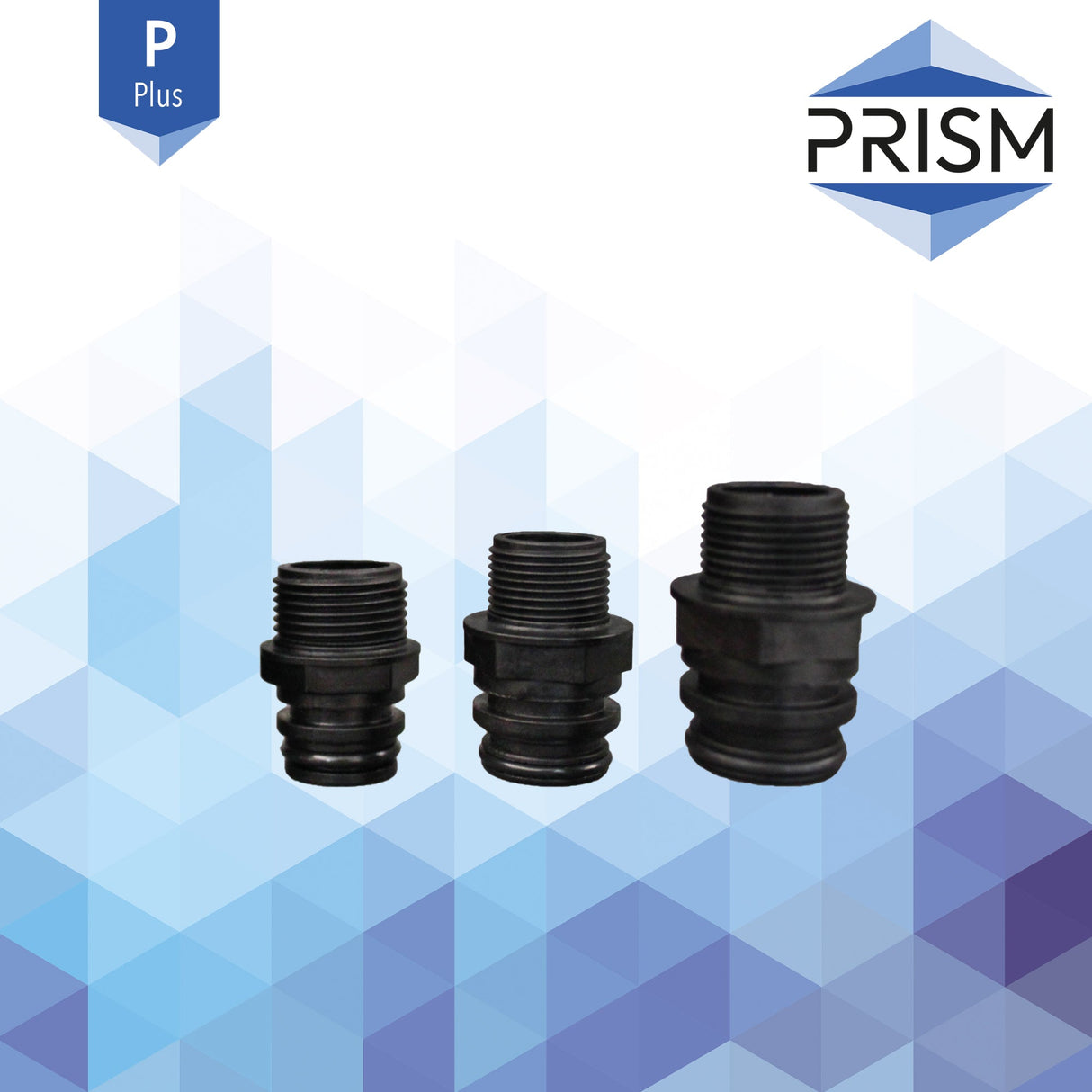 PVA-ADAPTOR-3/4-P  PRISM PLUS RANGE : Pressure Vessel Head 3/4"BSP Male Adaptor with O-rings *2 REQUIRED*