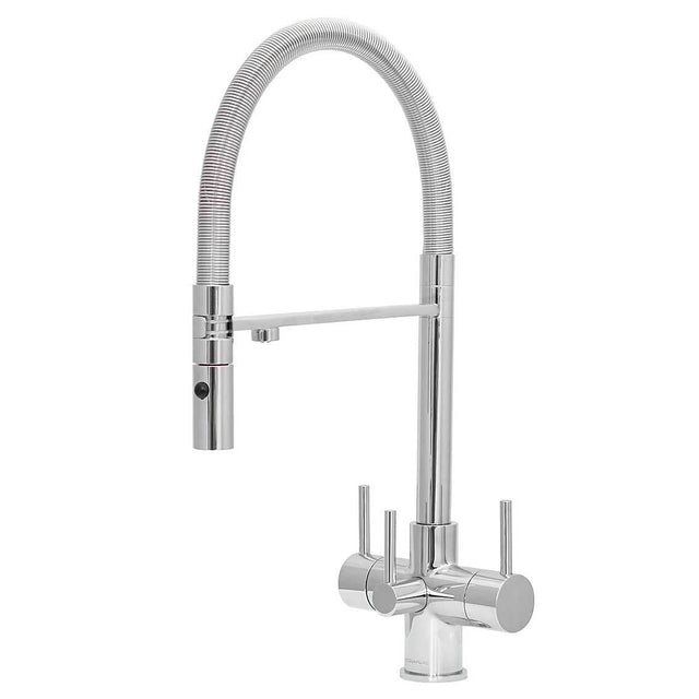 Acquapuro Aquila 3 Way 3 Lever Tap Chrome