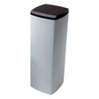 Square White Brine Tank Black Cover 75 L