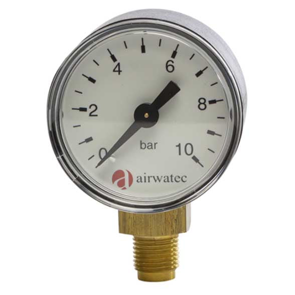 Cintropur Manometer (Pressure Gauge) 1/8" 0-10 bar NW18 NW25 NW32