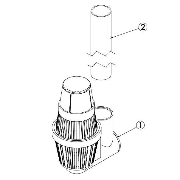 Fleck 18980 - 900 Air Check Assembly Hot Water | GAPS Water Treatment