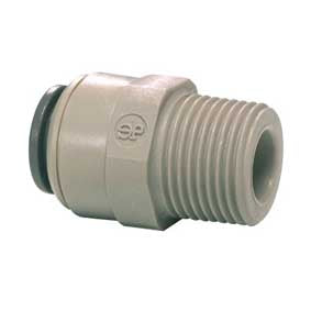 JG Straight Adaptor 3/8" Push Fit x 1/2'' BSP PI011224S