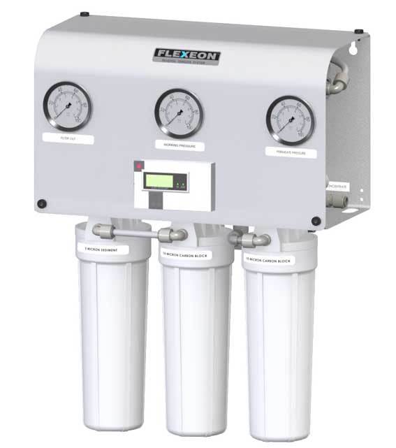 FLEXEON LP-500 Reverse Osmosis (RO) System 48 LPH* PUMPED 209669 | GAPS Water Treatment