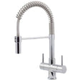 Acquapuro Milano 3 Way 2 Lever Tap Chrome