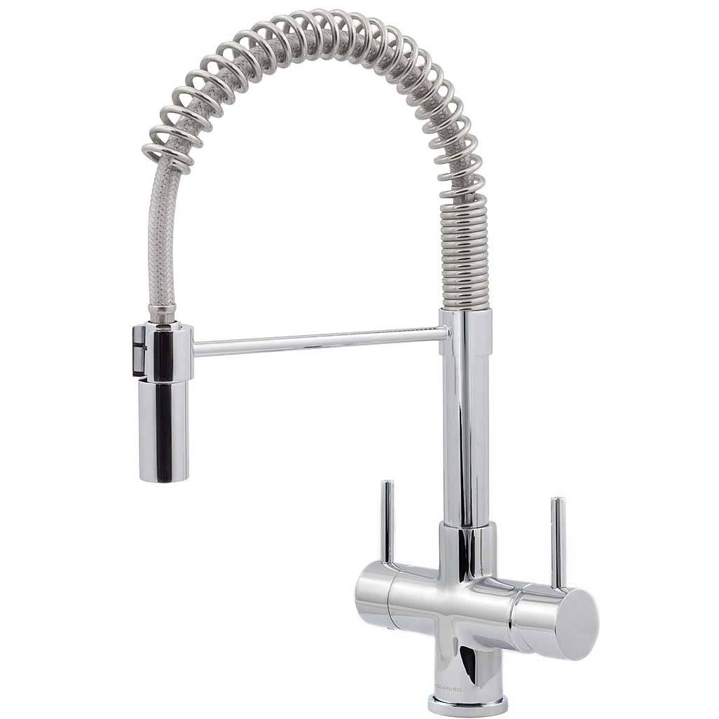 Acquapuro Milano 3 Way 2 Lever Tap Chrome