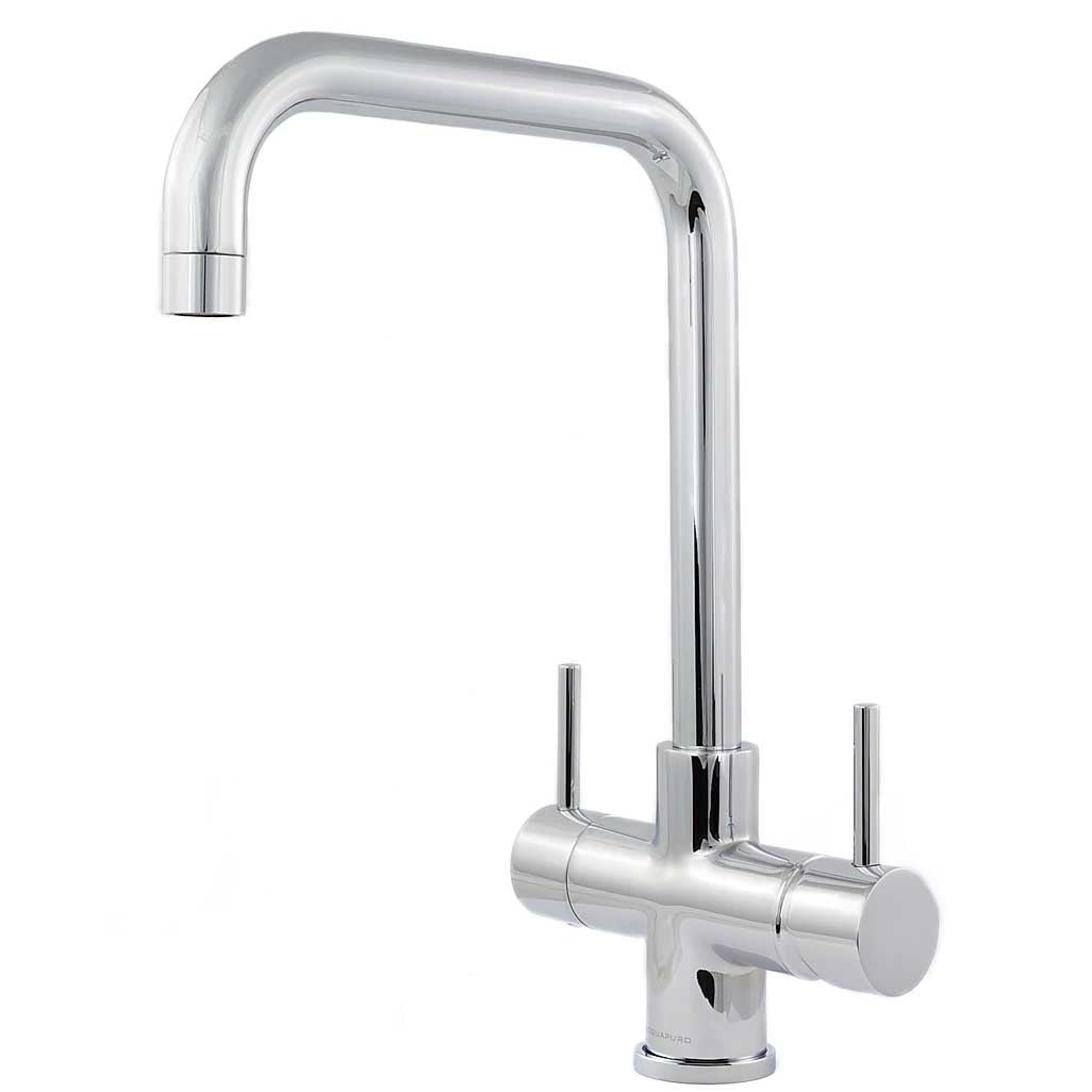 Acquapuro Monza 3 Way 2 Lever Tap Chrome