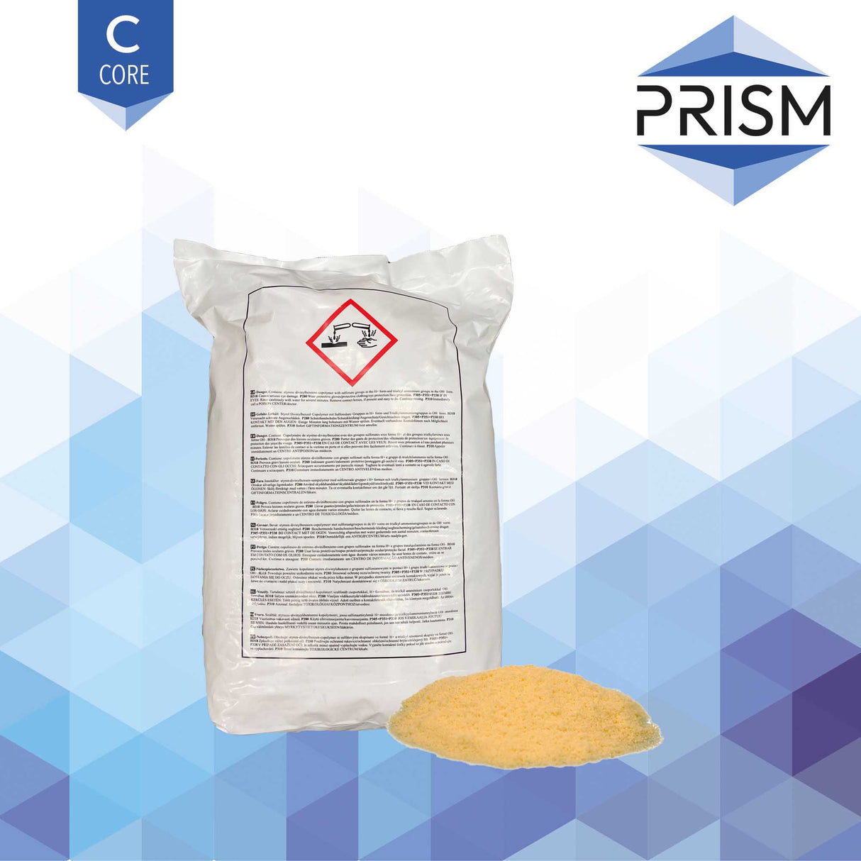 FM-MRHM-25LC PRISM CORE RANGE : Heavy Metal Resin - 25 Litre Bag