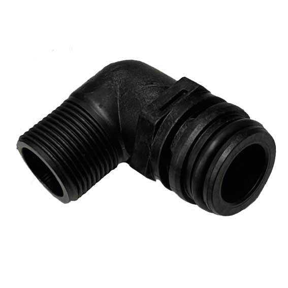 PV-ADAPTOR-3/4ELBOW : SPECTRUM Pressure Vessel Head 3/4"BSP Male Elbow Adaptor with O-rings | GAPS Water Treatment