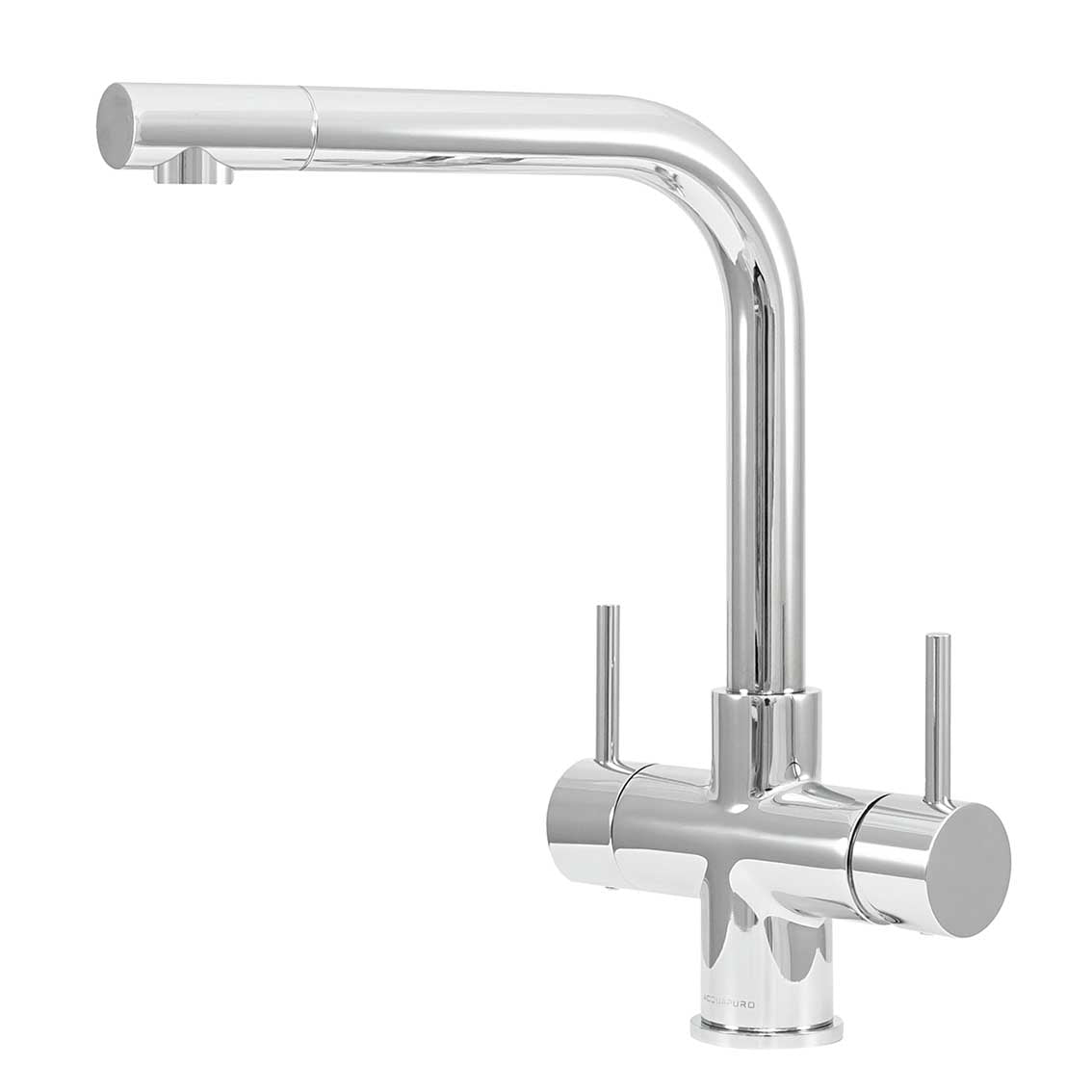 Acquapuro Sorrento 3 Way 2 Lever Tap Chrome