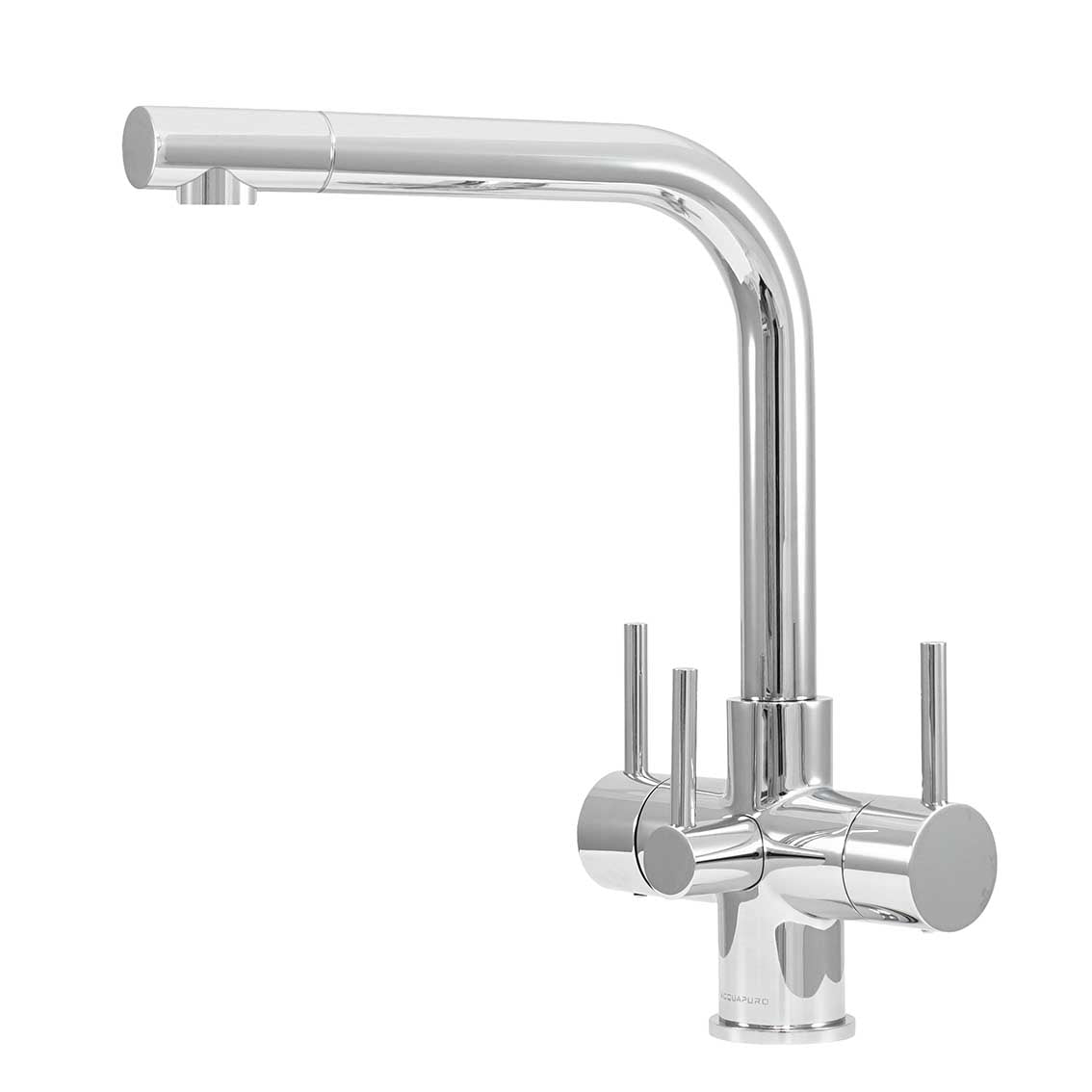 Acquapuro Sorrento 3 Way 3 Lever Tap Chrome