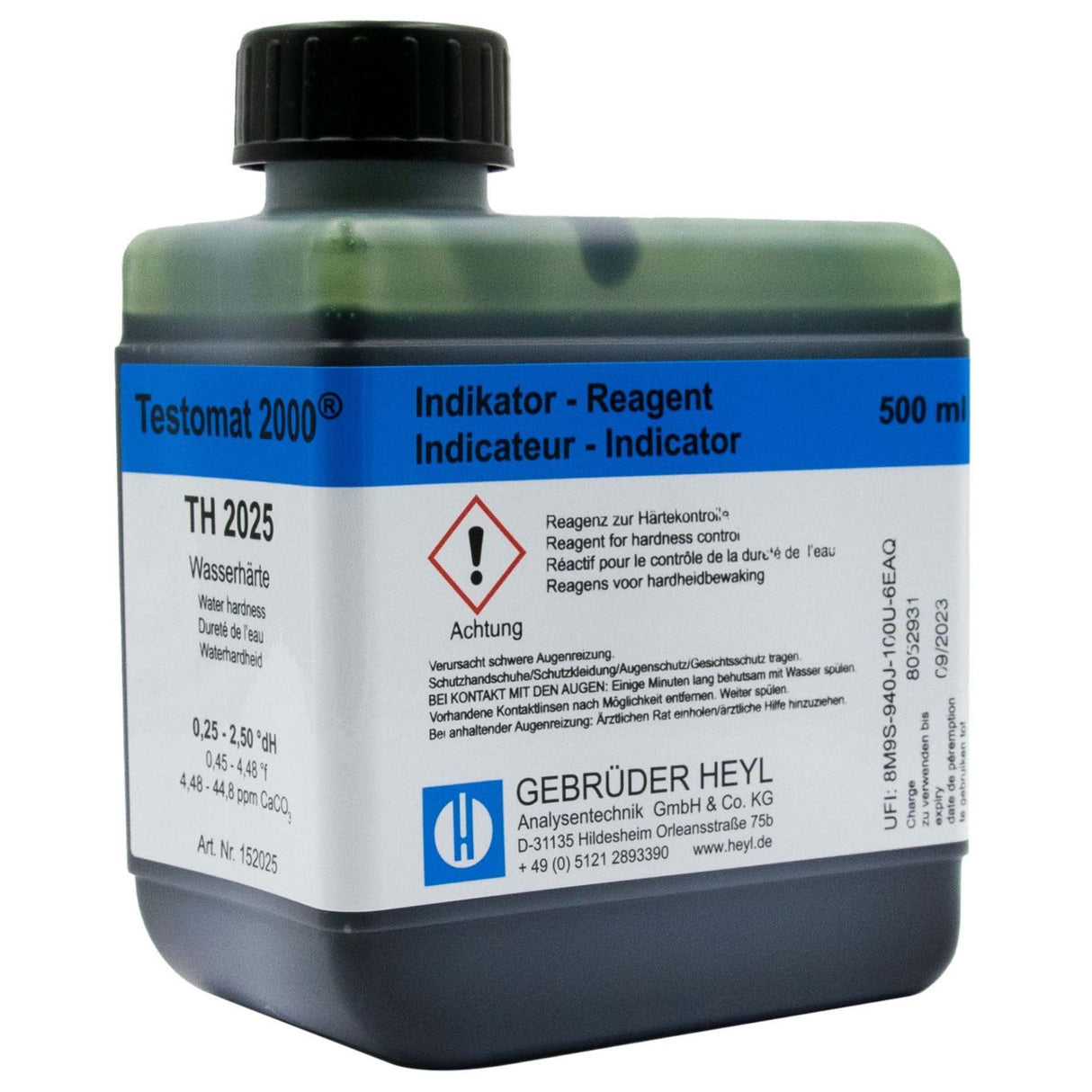 TH2025 - Testomat (ECO/2000) Indicator Fluid 500ml 4 - 44.7ppm